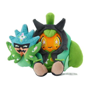 Officiële Pokemon center knuffel Ogerpon Teal mask Pokedoll  21CM (breedt)